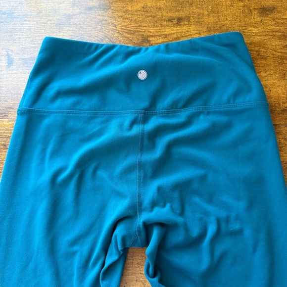 YOGALICIOUS Athletic Leggings Women’s Size Small Full length Teal Turquoise Soft - Picture 5 of 7